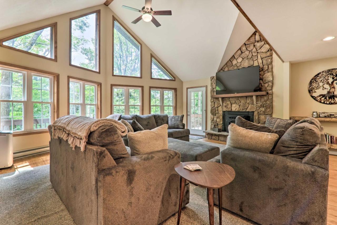 Big Bass Lake House With Grill - Steps To River! Gouldsboro Exterior foto