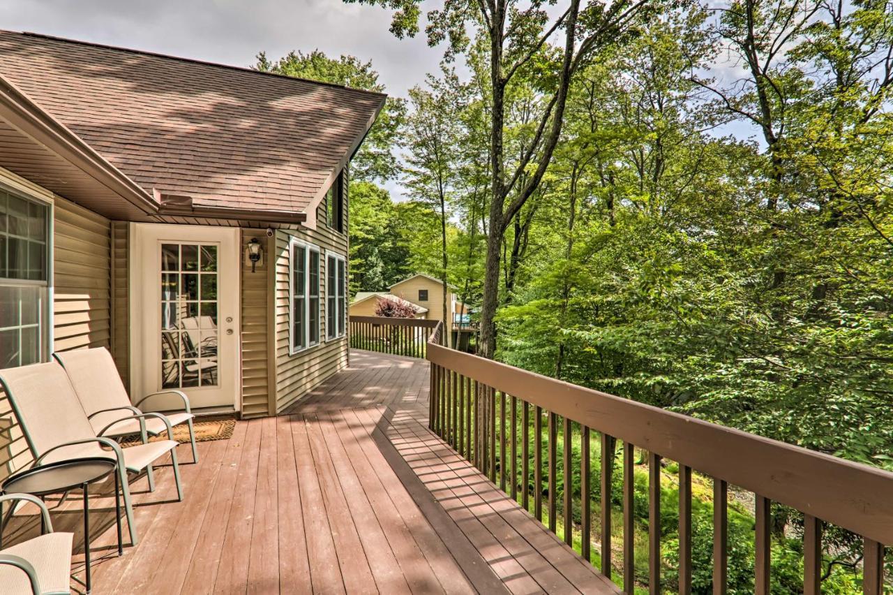 Big Bass Lake House With Grill - Steps To River! Gouldsboro Exterior foto
